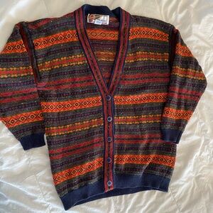 COTTAGECORE GRANOLA Rustic Eclectic Grandpa Dad Grandma Cardigan Sweater